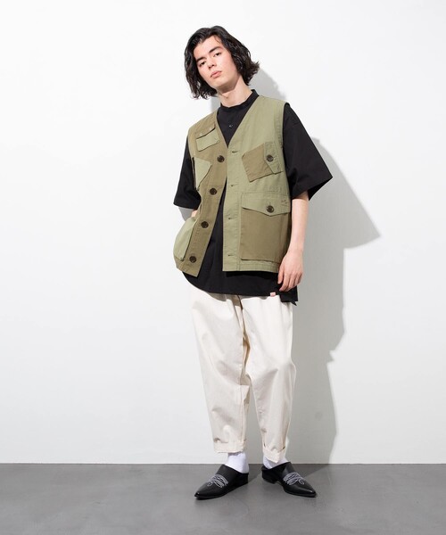 ARMY TWILL（アーミーツイル）の「ARMY TWILL/アーミーツイル 別注COMBAT VEST/コンバット ベスト（ベスト・メンズ・チャコールグレー/ブラック/オリーブ/グリーン・MEDIUM/LARGE）」の17枚目の写真