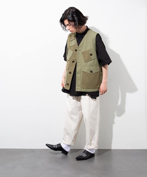 ARMY TWILL（アーミーツイル）の「ARMY TWILL/アーミーツイル 別注COMBAT VEST/コンバット ベスト（ベスト・メンズ・チャコールグレー/ブラック/オリーブ/グリーン・MEDIUM/LARGE）」の18枚目の写真