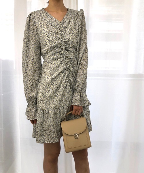 セール Zozotown限定アイテム 袖裾フリル花柄op ワンピース Twinkle Pm トゥインクルピーエム のファッション通販 Zozotown