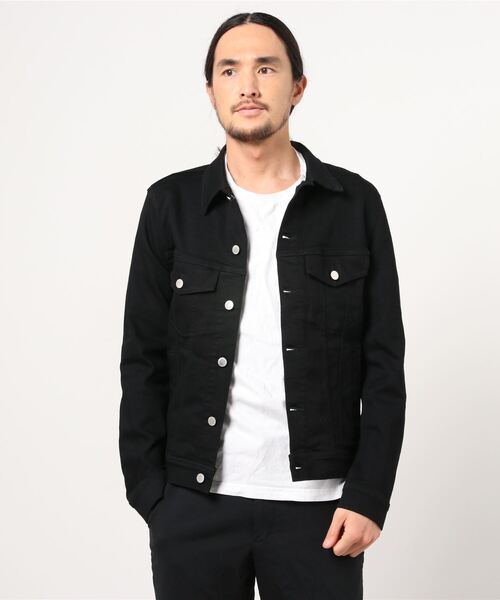 GalaabenD(ガラアーベント)の「GalaabenD /ガラアーベント/EXフィットデニムジャケット(デニムジャケット・メンズ・ブラック・SMALL/MEDIUM/LARGE)」の1枚目の写真