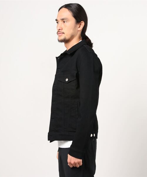 GalaabenD(ガラアーベント)の「GalaabenD /ガラアーベント/EXフィットデニムジャケット(デニムジャケット・メンズ・ブラック・SMALL/MEDIUM/LARGE)」の2枚目の写真