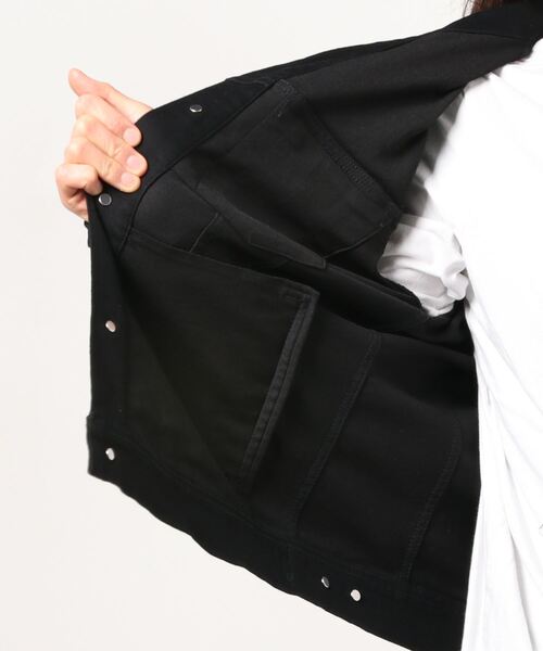 GalaabenD(ガラアーベント)の「GalaabenD /ガラアーベント/EXフィットデニムジャケット(デニムジャケット・メンズ・ブラック・SMALL/MEDIUM/LARGE)」の3枚目の写真