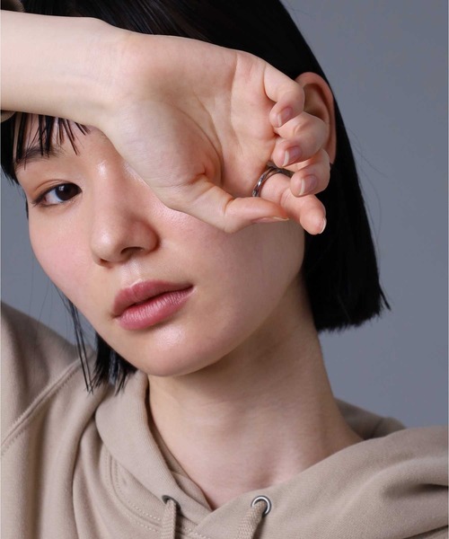 LION HEART(ライオンハート)の「【限定展開】“LH-1”カッティングデュアルリング/サージカルステンレス&タングステン(金属アレルギー対応)【LION HEART / ライオンハート】(リング・メンズ・シルバー・15号/19号/21号/13号/17号/9号/11号)」の10枚目の写真