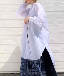 Q | Backギャザーシャツ2(シャツ/ブラウス)