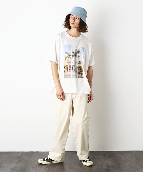 Purple&Yellow（パープルアンドイエロー）の「デニム　バケットハット（ハット・メンズ・インディゴブルー/ライトインディゴブルー/ワンウォッシュ/ブルー系その他・FREE）」の8枚目の写真