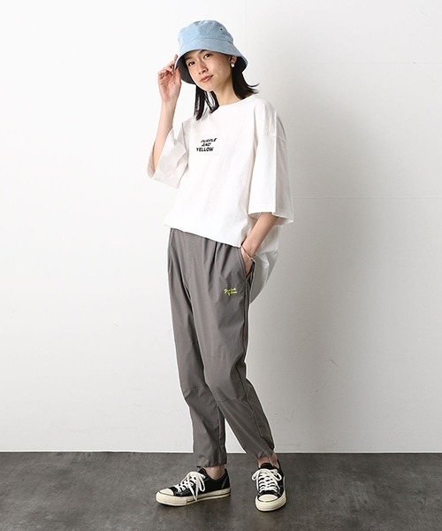 Purple&Yellow（パープルアンドイエロー）の「デニム　バケットハット（ハット・メンズ・インディゴブルー/ライトインディゴブルー/ワンウォッシュ/ブルー系その他・FREE）」の9枚目の写真