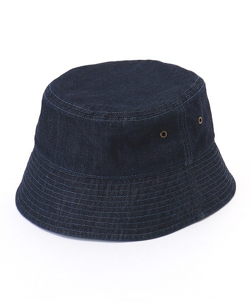 Purple&Yellow（パープルアンドイエロー）の「デニム　バケットハット（ハット・メンズ・インディゴブルー/ライトインディゴブルー/ワンウォッシュ/ブルー系その他・FREE）」の15枚目の写真