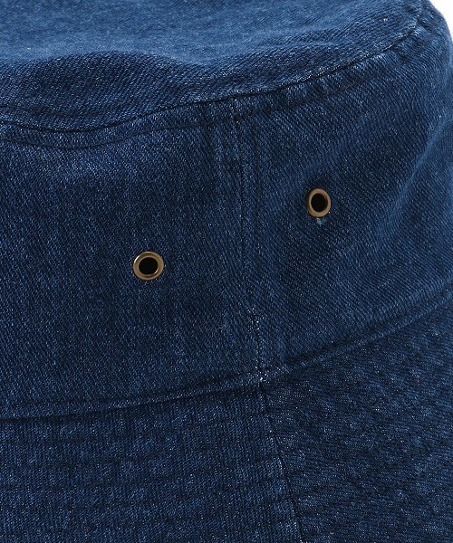 Purple&Yellow（パープルアンドイエロー）の「デニム　バケットハット（ハット・メンズ・インディゴブルー/ライトインディゴブルー/ワンウォッシュ/ブルー系その他・FREE）」の18枚目の写真