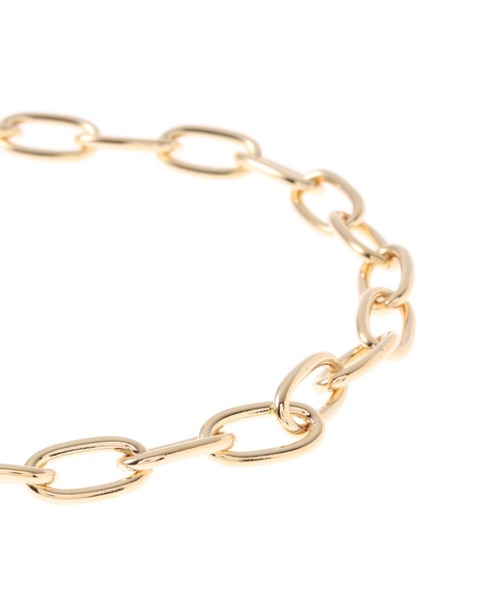 Spick & Span（スピックアンドスパン）の「【Laura Lombardi】 オーバルチェーンアンクレット（アンクレット・レディース・ゴールド・FREE）」の3枚目の写真