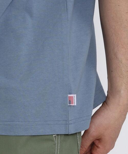 coen（コーエン）の「USAコットンハイショクハーフスリーブパーカー（パーカー・メンズ・ライトブルー/ベージュ・SMALL/MEDIUM/LARGE/X-LARGE）」の21枚目の写真