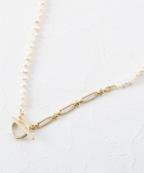 AG by aquagirl（エージーバイアクアガール）の「◆2WAY淡水パールネックレス（ネックレス・レディース・ホワイト系3・00）」の2枚目の写真