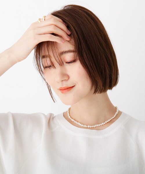 AG by aquagirl（エージーバイアクアガール）の「◆2WAY淡水パールネックレス（ネックレス・レディース・ホワイト系3・00）」の3枚目の写真