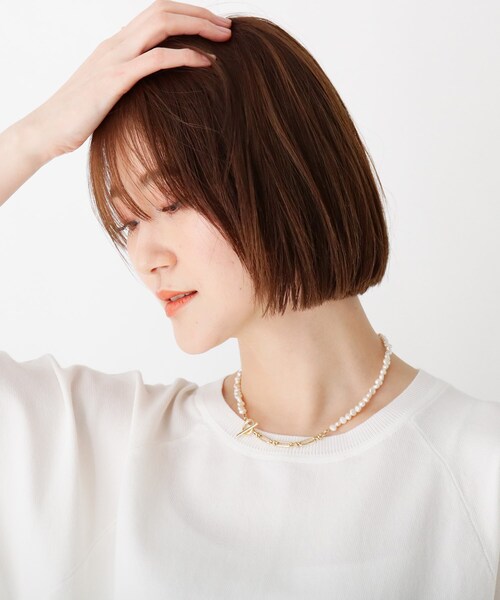 AG by aquagirl（エージーバイアクアガール）の「◆2WAY淡水パールネックレス（ネックレス・レディース・ホワイト系3・00）」の6枚目の写真