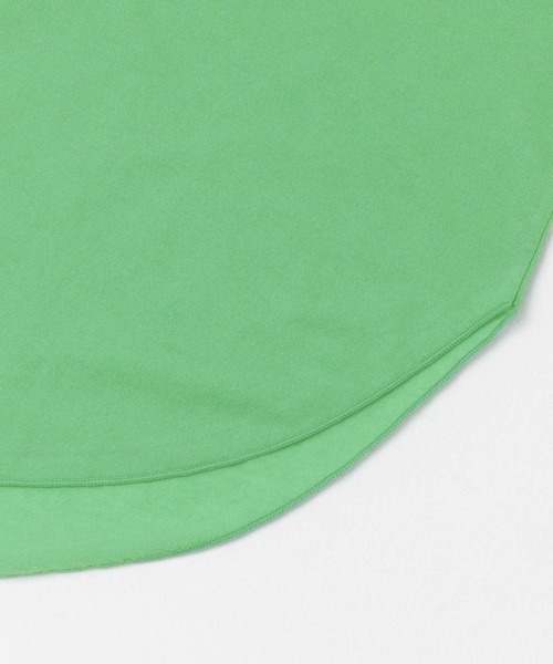 KBF（ケイビーエフ）の「クルーネックシアーTシャツ（Tシャツ/カットソー・レディース・ブルー/グリーン/アイボリー・ONE）」の8枚目の写真