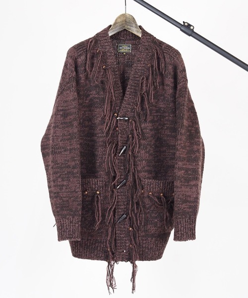 EGO TRIPPING（エゴトリッピング）の「mcg2842-ELVIS KNIT CARDIGAN  カーディガン（カーディガン/ボレロ・メンズ・チャコール/ブラウン/サンドベージュ・46/48）」の16枚目の写真