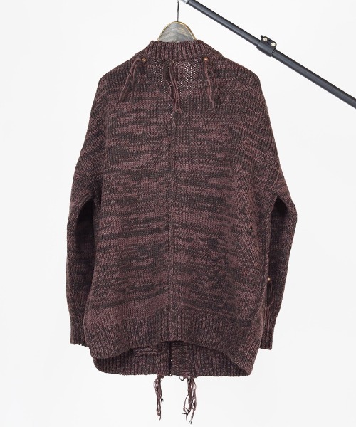 EGO TRIPPING（エゴトリッピング）の「mcg2842-ELVIS KNIT CARDIGAN  カーディガン（カーディガン/ボレロ・メンズ・チャコール/ブラウン/サンドベージュ・46/48）」の17枚目の写真