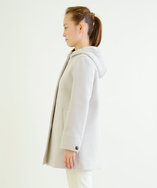 NIMES（ニーム）の「定番メルトン フード付コート（その他アウター