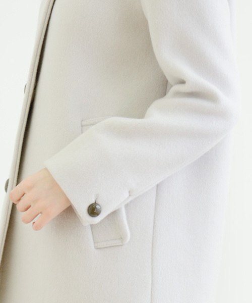 NIMES（ニーム）の「定番メルトン フード付コート（その他アウター