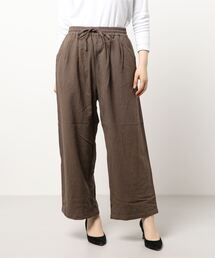 Samansa Mos2 | リネンミックスリラックスパンツ(その他パンツ)