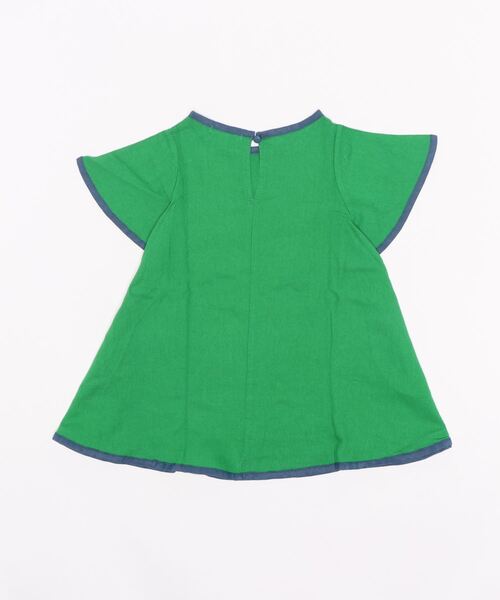 CALMIA（カルミア）の「レーヨンリネンベルスリーブワンピース（90～140cm）（ワンピース・キッズ・イエロー/オレンジ/グリーン・110/120/130/140/90/100）」の7枚目の写真