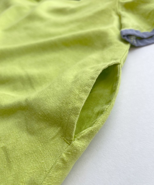 CALMIA（カルミア）の「レーヨンリネンベルスリーブワンピース（90～140cm）（ワンピース・キッズ・イエロー/オレンジ/グリーン・110/120/130/140/90/100）」の5枚目の写真