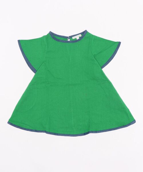 CALMIA（カルミア）の「レーヨンリネンベルスリーブワンピース（90～140cm）（ワンピース・キッズ・イエロー/オレンジ/グリーン・110/120/130/140/90/100）」の9枚目の写真