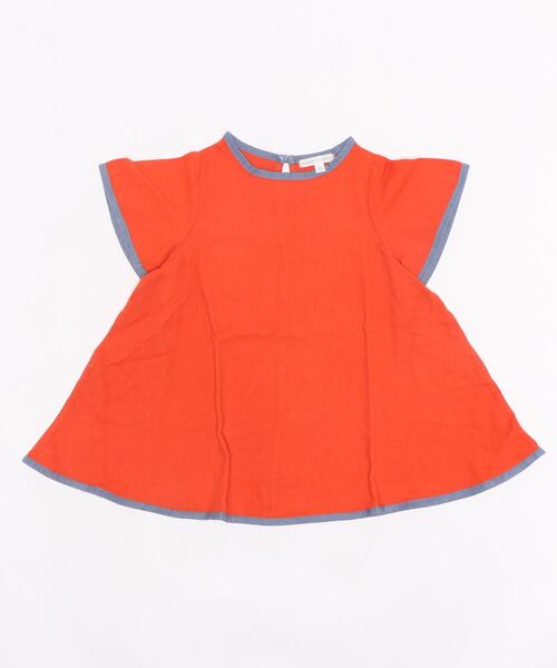 CALMIA（カルミア）の「レーヨンリネンベルスリーブワンピース（90～140cm）（ワンピース・キッズ・イエロー/オレンジ/グリーン・110/120/130/140/90/100）」の11枚目の写真