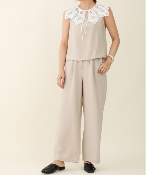 sakishimatokyo(サキシマトーキョー)の「【ZOZO限定】サキシマamp「ツイルワッシャーノースリセットアップ」(その他・レディース・ブラック/グリーン/グレイッシュベージュ・FREE)」の2枚目の写真