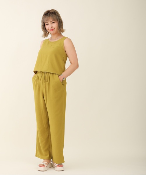 sakishimatokyo(サキシマトーキョー)の「【ZOZO限定】サキシマamp「ツイルワッシャーノースリセットアップ」(その他・レディース・ブラック/グリーン/グレイッシュベージュ・FREE)」の14枚目の写真