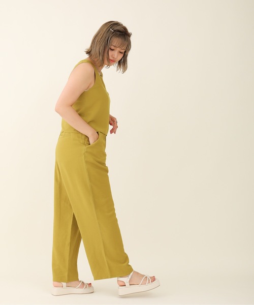 sakishimatokyo(サキシマトーキョー)の「【ZOZO限定】サキシマamp「ツイルワッシャーノースリセットアップ」(その他・レディース・ブラック/グリーン/グレイッシュベージュ・FREE)」の15枚目の写真