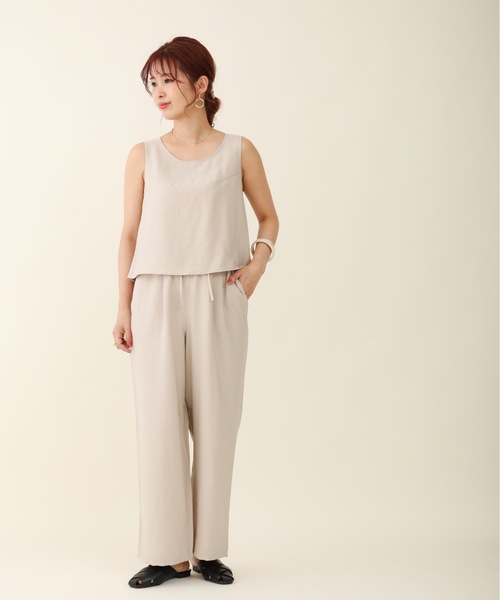 sakishimatokyo(サキシマトーキョー)の「【ZOZO限定】サキシマamp「ツイルワッシャーノースリセットアップ」(その他・レディース・ブラック/グリーン/グレイッシュベージュ・FREE)」の8枚目の写真