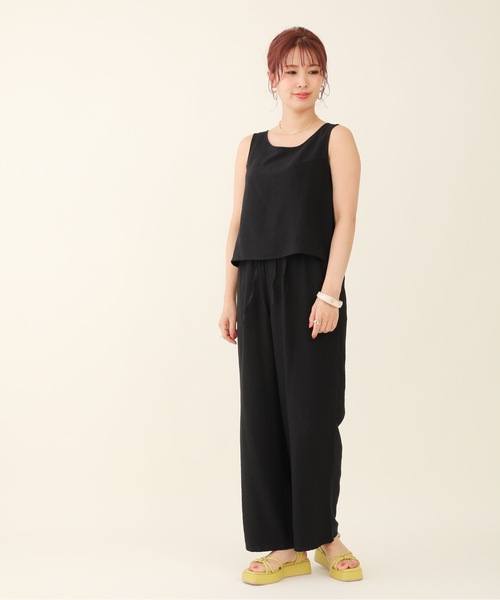 sakishimatokyo(サキシマトーキョー)の「【ZOZO限定】サキシマamp「ツイルワッシャーノースリセットアップ」(その他・レディース・ブラック/グリーン/グレイッシュベージュ・FREE)」の5枚目の写真