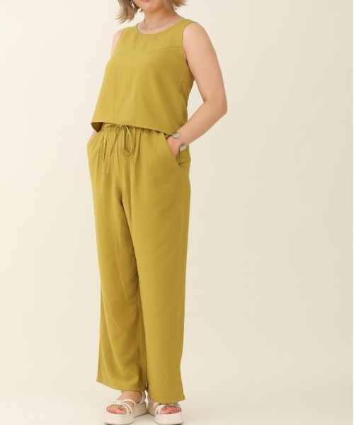 sakishimatokyo(サキシマトーキョー)の「【ZOZO限定】サキシマamp「ツイルワッシャーノースリセットアップ」(その他・レディース・ブラック/グリーン/グレイッシュベージュ・FREE)」の19枚目の写真