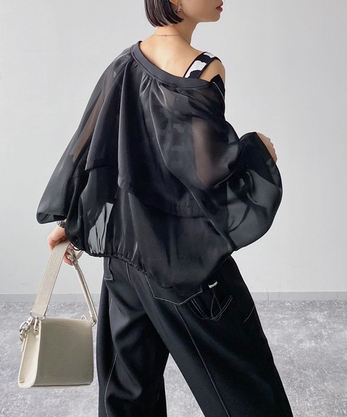 PAGEBOY(ページボーイ)の「【CORE】シアジャン(その他アウター・レディース・ブラック/ブルー系その他4・FREE)」の7枚目の写真