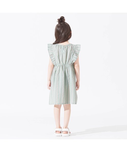 BREEZE（ブリーズ）の「クレイジーリンクワンピース（ワンピース・キッズ・イエロー/レインボー/ストライプ・110/120/90/100/80/130/140）」の17枚目の写真