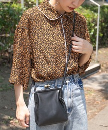 がま口ショルダーバッグ