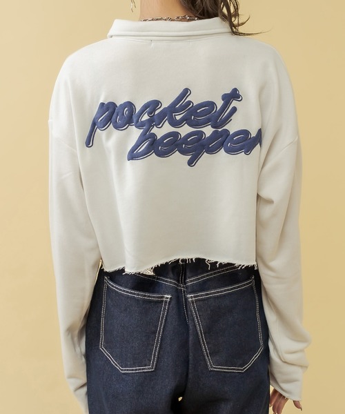 RASVOA（ラスボア）の「カットオフクロップドシャツ（シャツ/ブラウス・レディース・ブラック/オフホワイト/ブルー・FREE）」の6枚目の写真