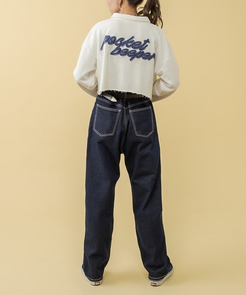 RASVOA（ラスボア）の「カットオフクロップドシャツ（シャツ/ブラウス・レディース・ブラック/オフホワイト/ブルー・FREE）」の20枚目の写真