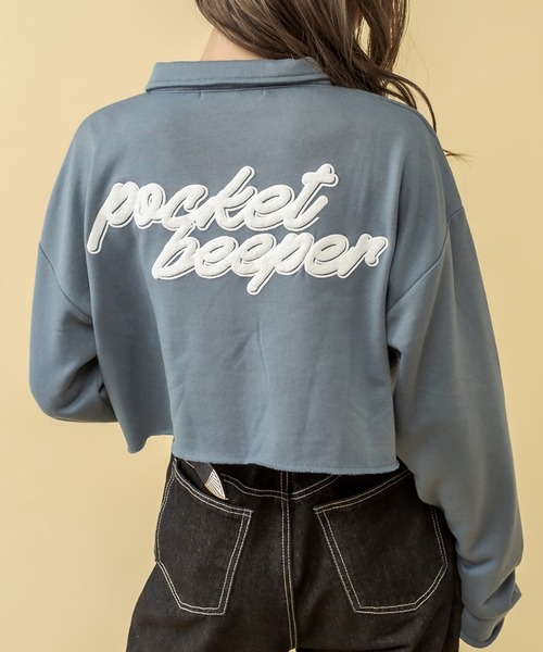 RASVOA（ラスボア）の「カットオフクロップドシャツ（シャツ/ブラウス・レディース・ブラック/オフホワイト/ブルー・FREE）」の14枚目の写真