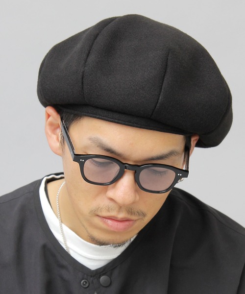 A.M.S.(エーエムエス)の「ボリュームシルエット パネルベレー / ベレー帽 / メルトン / ニット(ハンチング/ベレー帽・メンズ・グレー系その他/ブラック/ブラック系その他/グレー・FREE)」の3枚目の写真