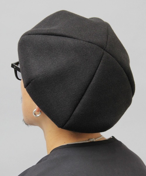 A.M.S.(エーエムエス)の「ボリュームシルエット パネルベレー / ベレー帽 / メルトン / ニット(ハンチング/ベレー帽・メンズ・グレー系その他/ブラック/ブラック系その他/グレー・FREE)」の18枚目の写真