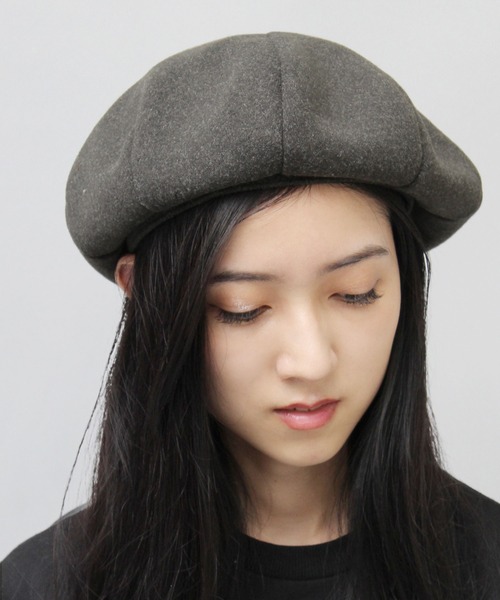 A.M.S.(エーエムエス)の「ボリュームシルエット パネルベレー / ベレー帽 / メルトン / ニット(ハンチング/ベレー帽・メンズ・グレー系その他/ブラック/ブラック系その他/グレー・FREE)」の8枚目の写真