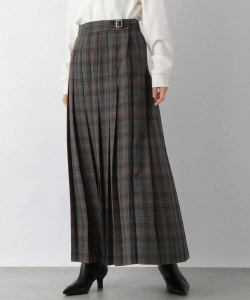 LOWRYS FARM（ローリーズファーム）の「チェックプリーツスカート　217193（スカート・レディース・ブラウン/グレー/レッド・MEDIUM/LARGE）」の13枚目の写真