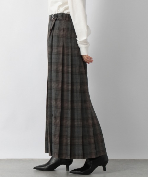 LOWRYS FARM（ローリーズファーム）の「チェックプリーツスカート　217193（スカート・レディース・ブラウン/グレー/レッド・MEDIUM/LARGE）」の14枚目の写真