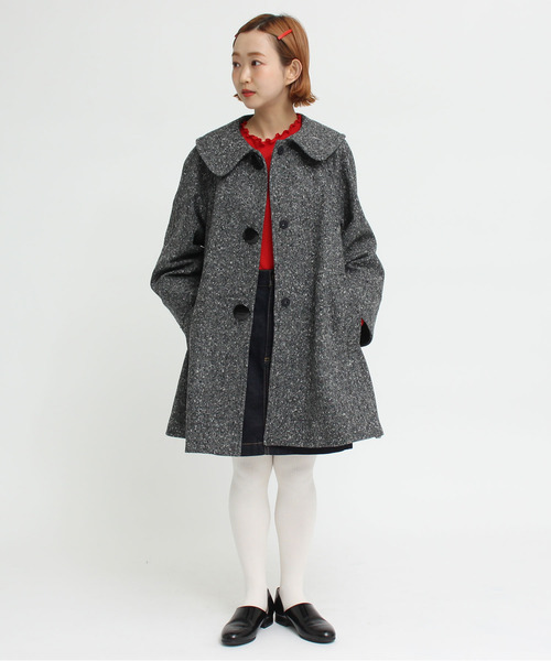 My Fav. CHILD WOMAN(マイファブチャイルドウーマン)の「11.36OZムラ糸デニム ミニスカート(デニムスカート・レディース・ネイビー・36/38)」の9枚目の写真