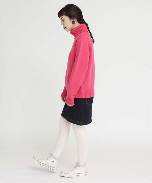 My Fav. CHILD WOMAN(マイファブチャイルドウーマン)の「11.36OZムラ糸デニム ミニスカート(デニムスカート・レディース・ネイビー・36/38)」の20枚目の写真