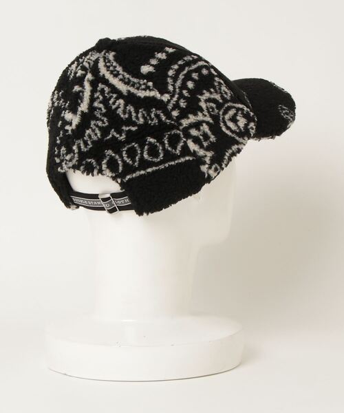 DOUBLE STANDARD CLOTHING(ダブルスタンダードクロージング)の「バンダナペイズリー柄ボアキャップ(キャップ・レディース・ブラック/レッド・FREE)」の10枚目の写真