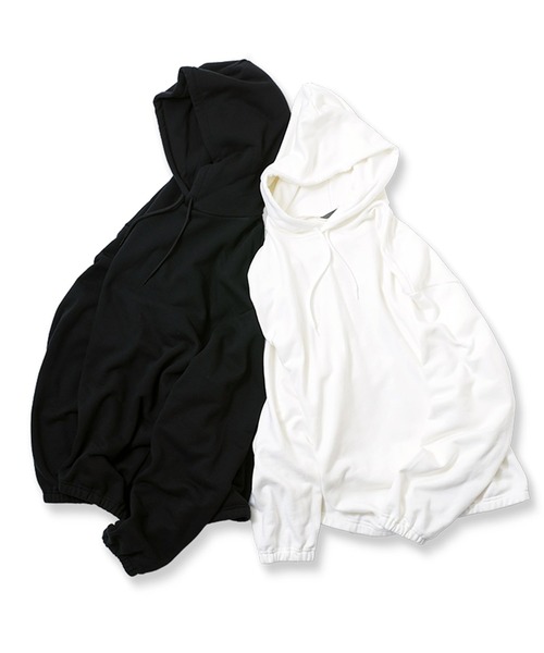 STUDIOUS SELECT(ステュディオスセレクト)の「【:CASE】TRANSIT SWEAT HOODIE(パーカー・メンズ・ホワイト/ブラック・MEDIUM/SMALL)」の5枚目の写真