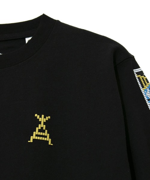 go slow caravan（ゴースローキャラバン）の「USA/C gsc ワールドツアー 袖プリント ロングスリーブTEE（Tシャツ/カットソー・メンズ・ホワイト/ブラック/グリーン/サーモンピンク・MEDIUM/LARGE/X-LARGE）」の5枚目の写真