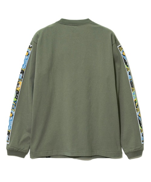 go slow caravan（ゴースローキャラバン）の「USA/C gsc ワールドツアー 袖プリント ロングスリーブTEE（Tシャツ/カットソー・メンズ・ホワイト/ブラック/グリーン/サーモンピンク・MEDIUM/LARGE/X-LARGE）」の13枚目の写真